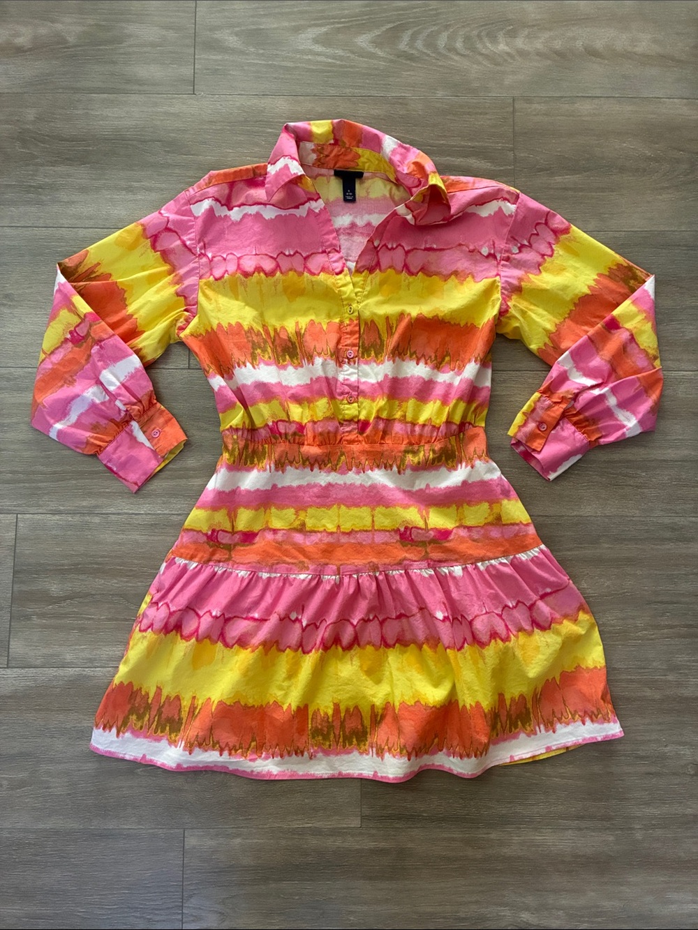 SCOOP Watercolor Mini Dress - Small 4/6